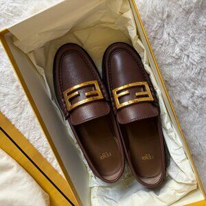 Brown Fendi Loafers (US 7)